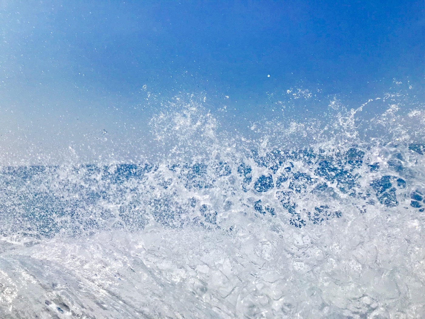 Sea spray on the Blue Cave private boat day from Split