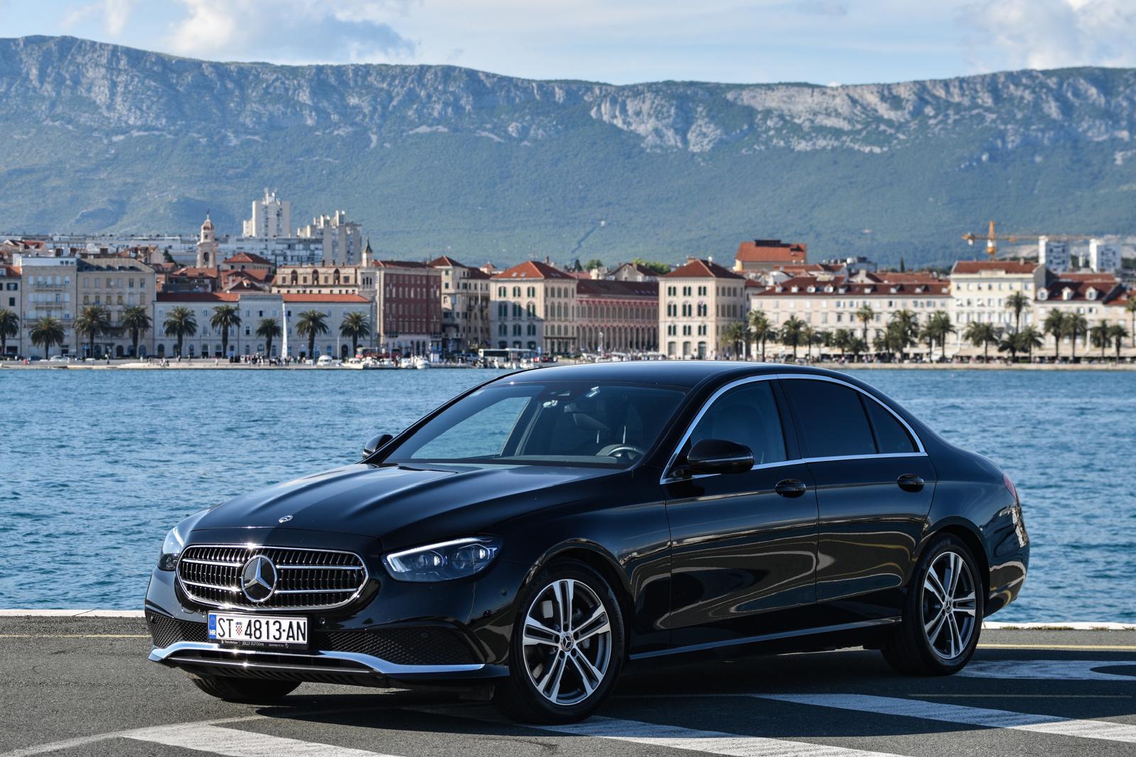 Mercedes E-Class premium sedan for private transfers