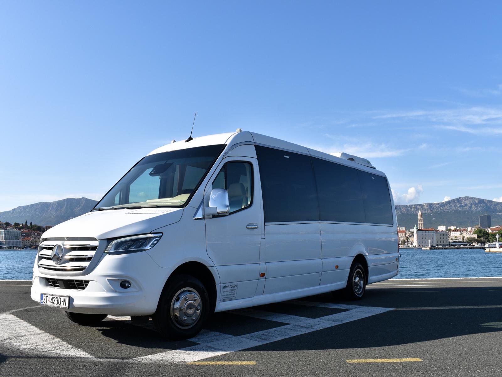 Mercedes Sprinter minibus for group tours