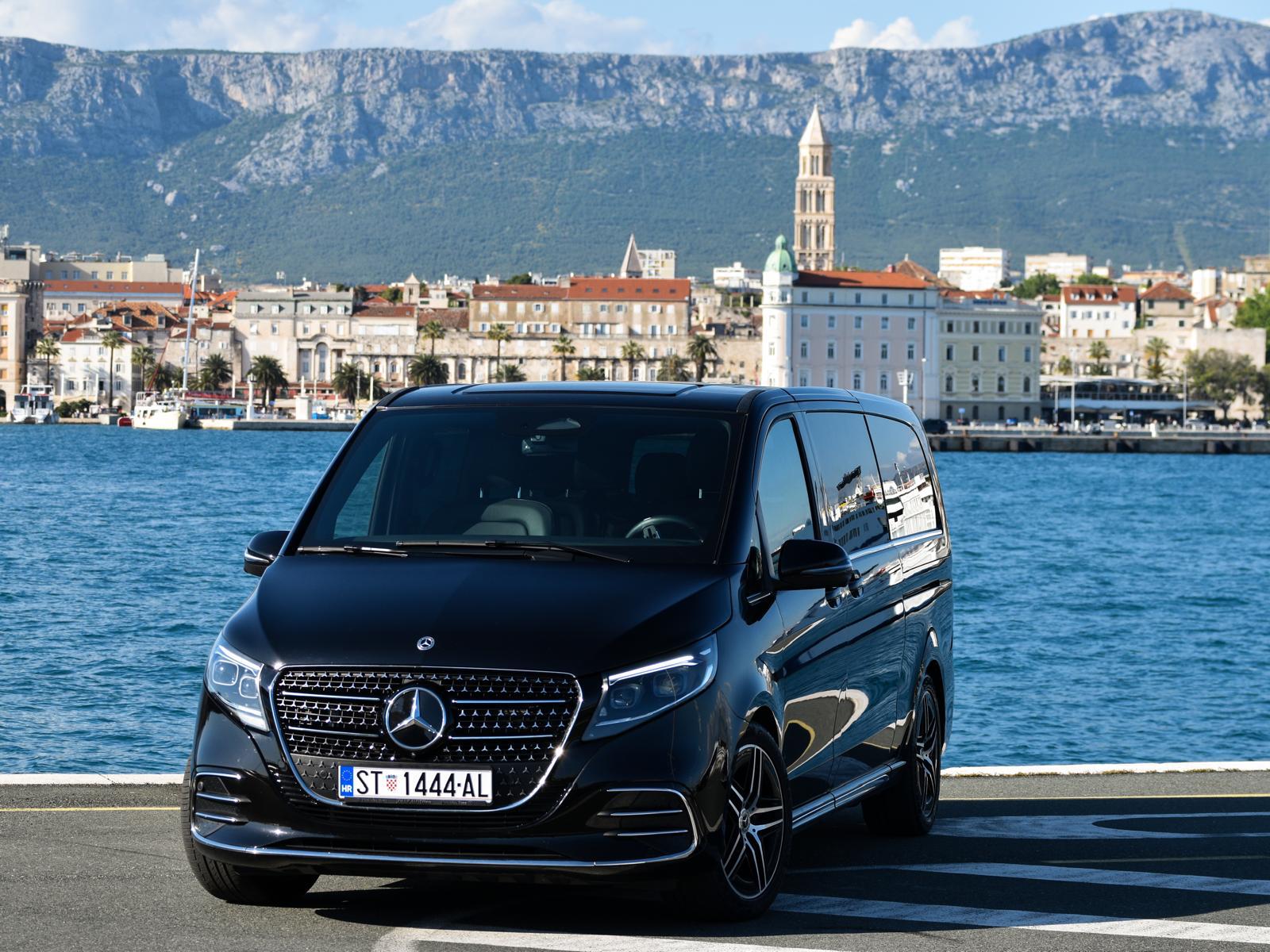 Mercedes V-Class VIP van for group transfers