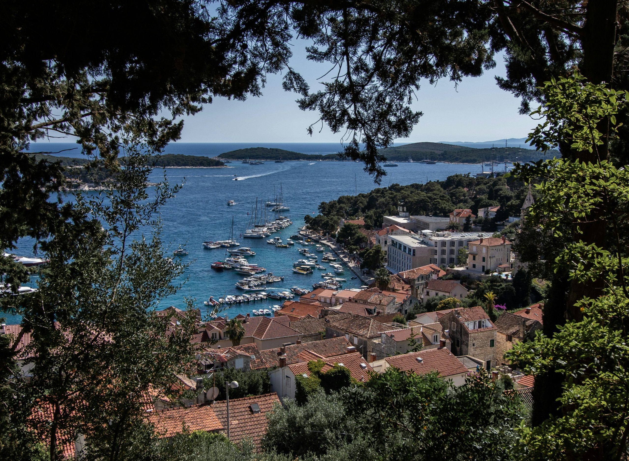 Hvar from the Adriatic